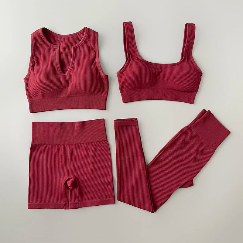 4-Piece High-Waisted Set