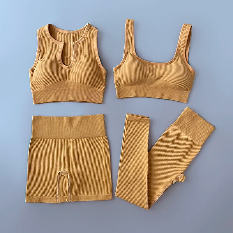 4-Piece High-Waisted Set