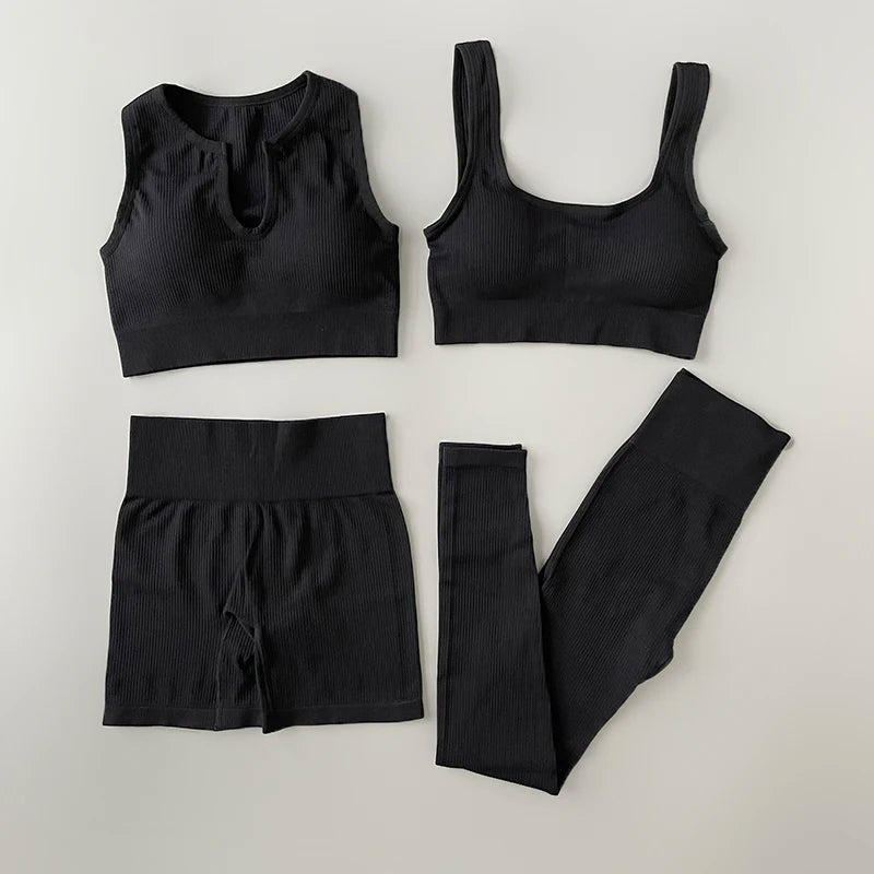 4-Piece High-Waisted Set