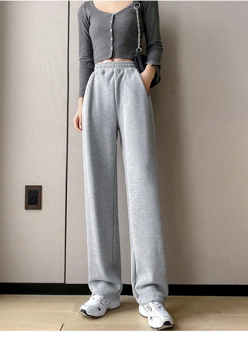 High-Waisted Jogger Sweatpants