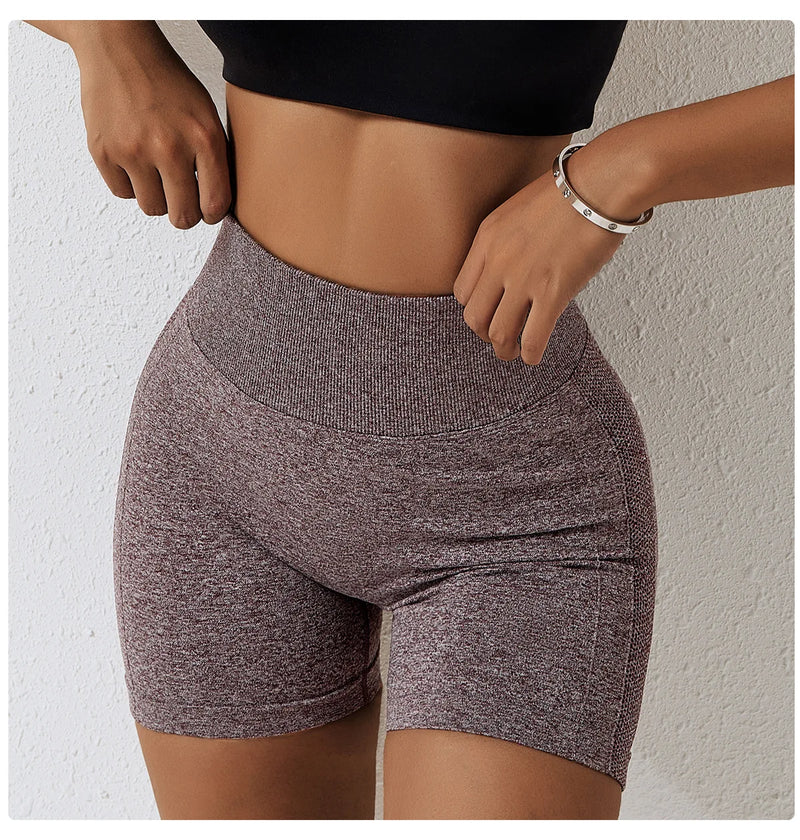 Seamless High-Waisted Shorts