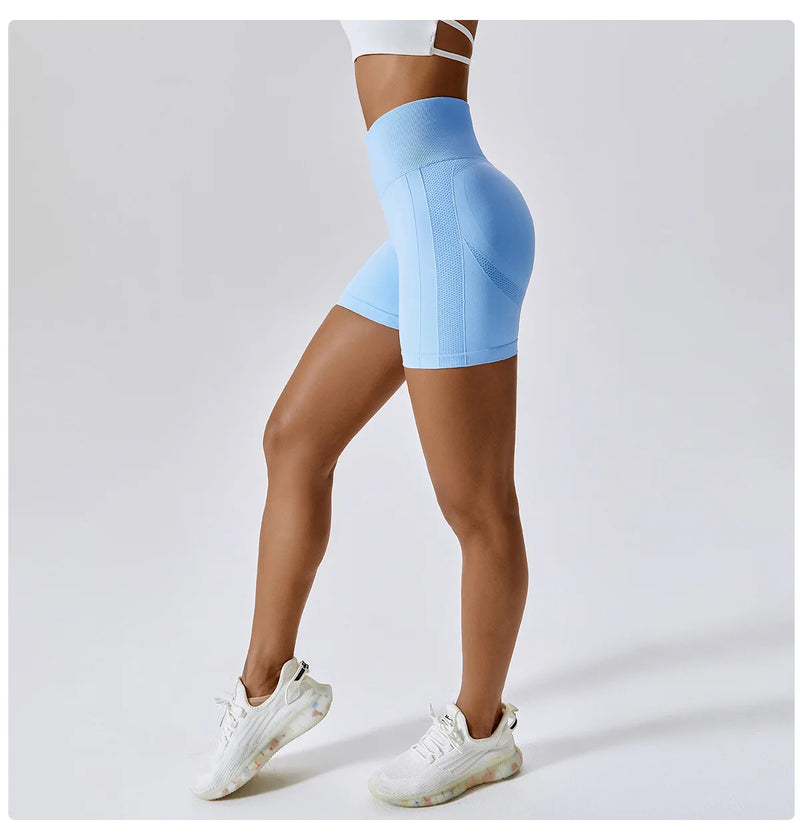 Seamless High-Waisted Shorts