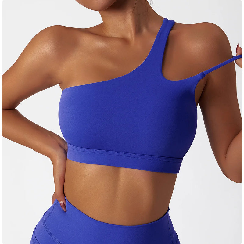 Single Strap Sports Bra