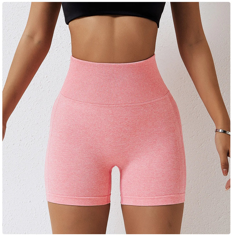 Seamless High-Waisted Shorts