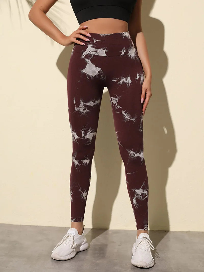 Marbling Tie-Dye Leggings