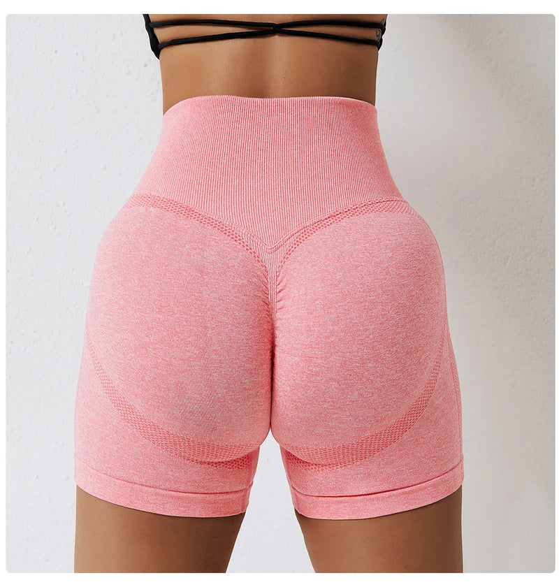 Seamless High-Waisted Shorts