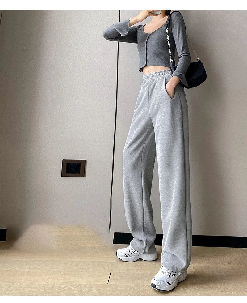 High-Waisted Jogger Sweatpants