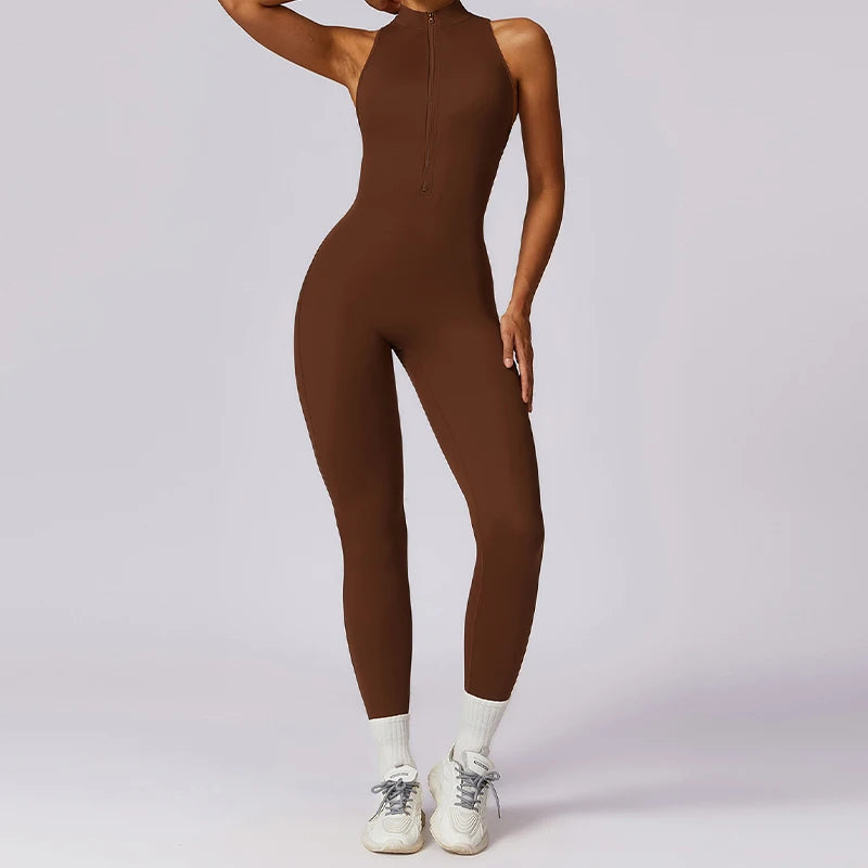 V Back One-Piece Bodysuit