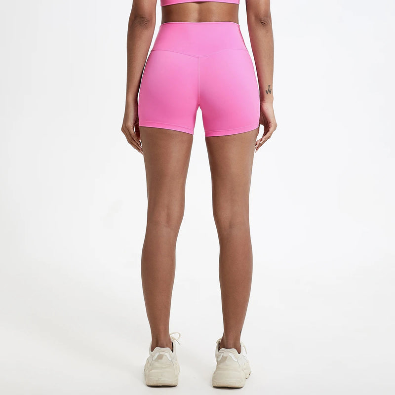 High-Waisted Slim Fit Shorts