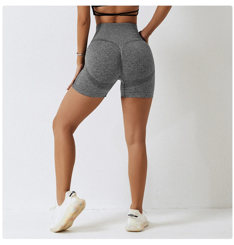 Seamless High-Waisted Shorts