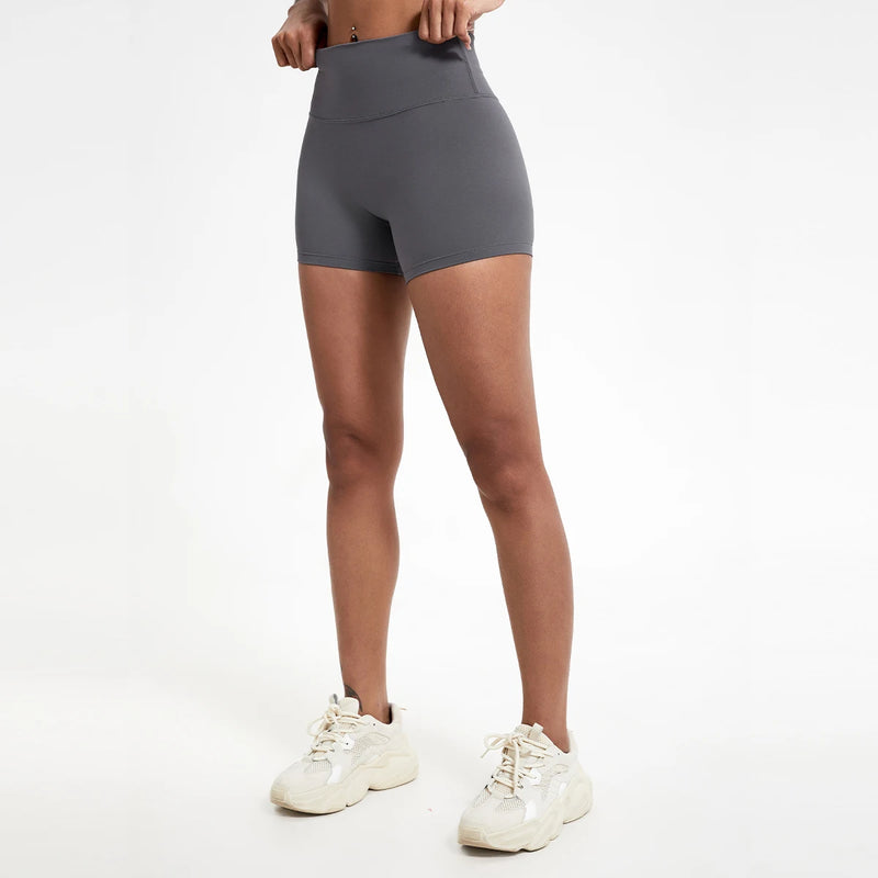 High-Waisted Slim Fit Shorts