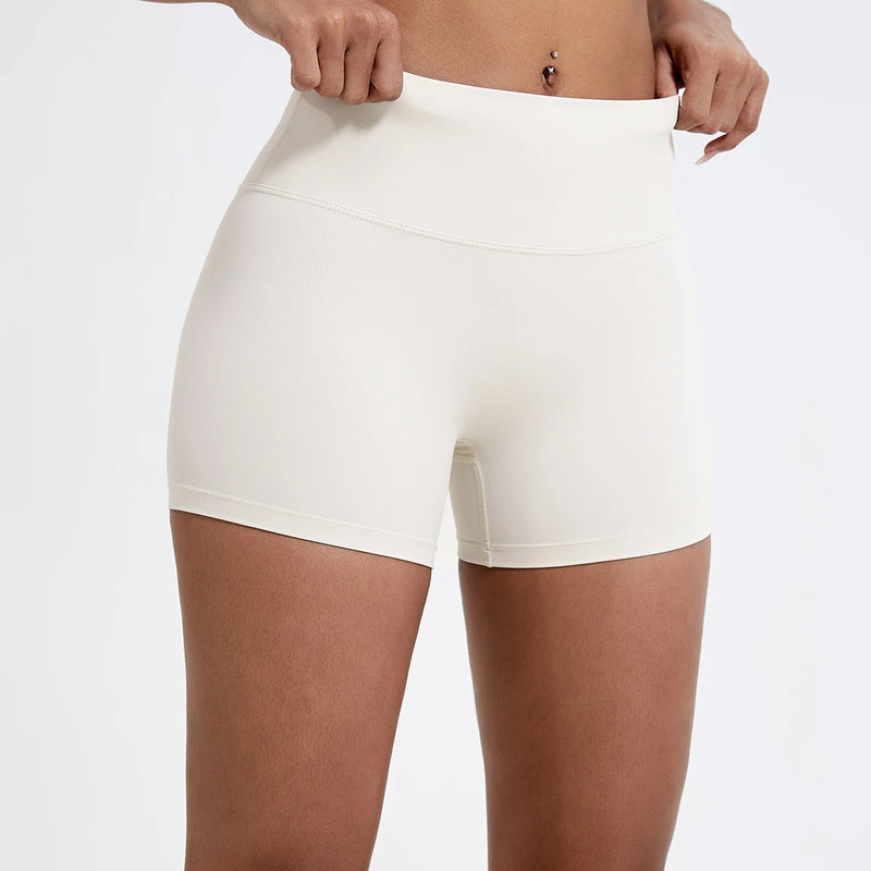 High-Waisted Slim Fit Shorts