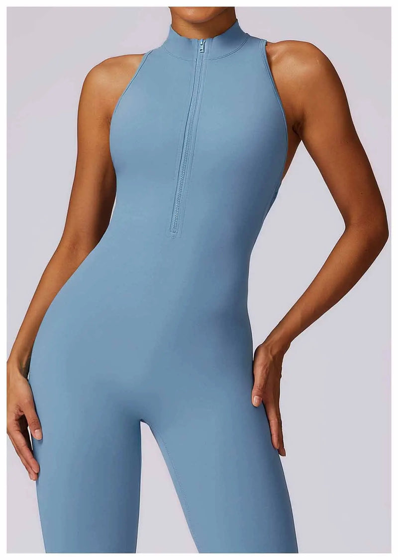 V Back One-Piece Bodysuit