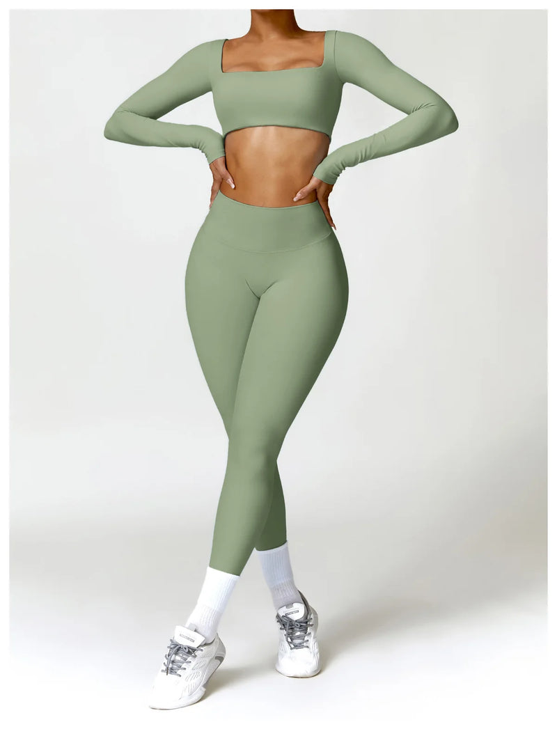 2-Piece Tracksuit Leggings Set