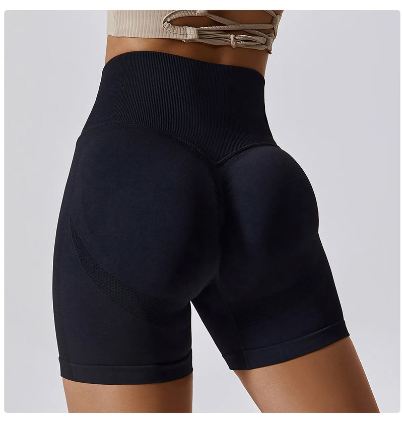 Seamless High-Waisted Shorts