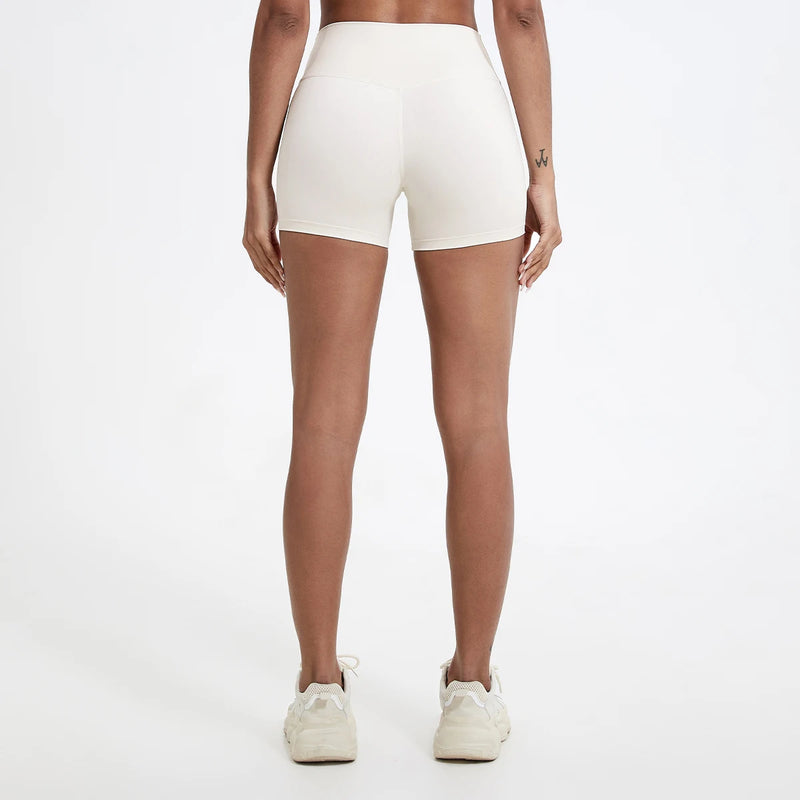 High-Waisted Slim Fit Shorts