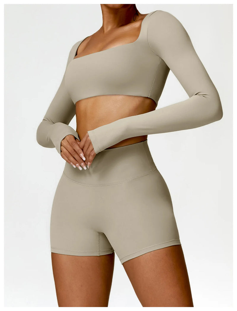 2-Piece Tracksuit Shorts Set