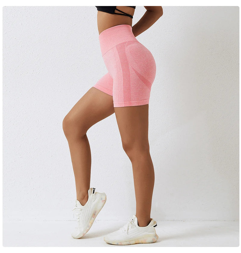 Seamless High-Waisted Shorts