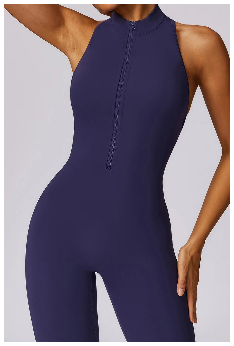 V Back One-Piece Bodysuit