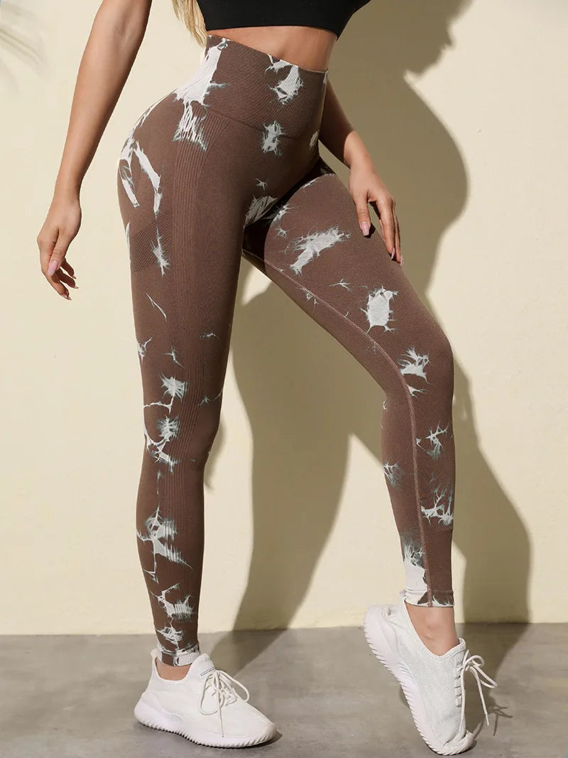 Marbling Tie-Dye Leggings