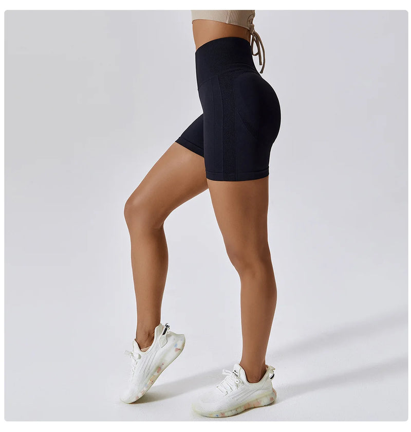 Seamless High-Waisted Shorts