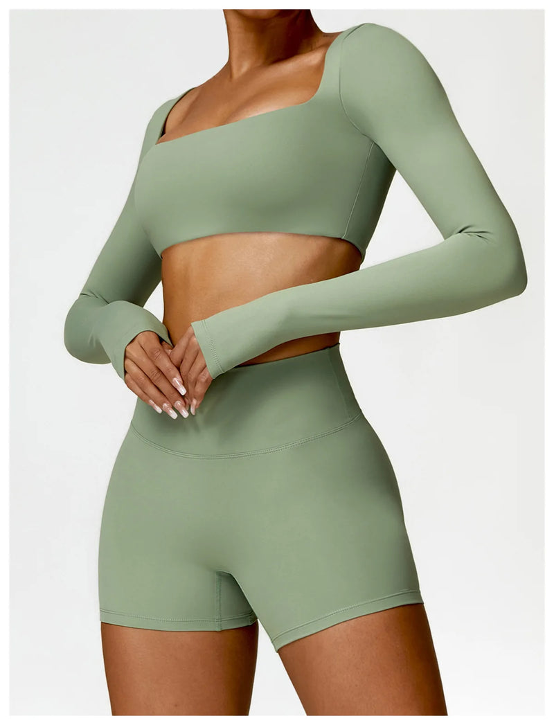 2-Piece Tracksuit Shorts Set