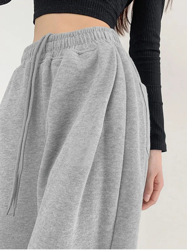 High-Waisted Jogger Sweatpants