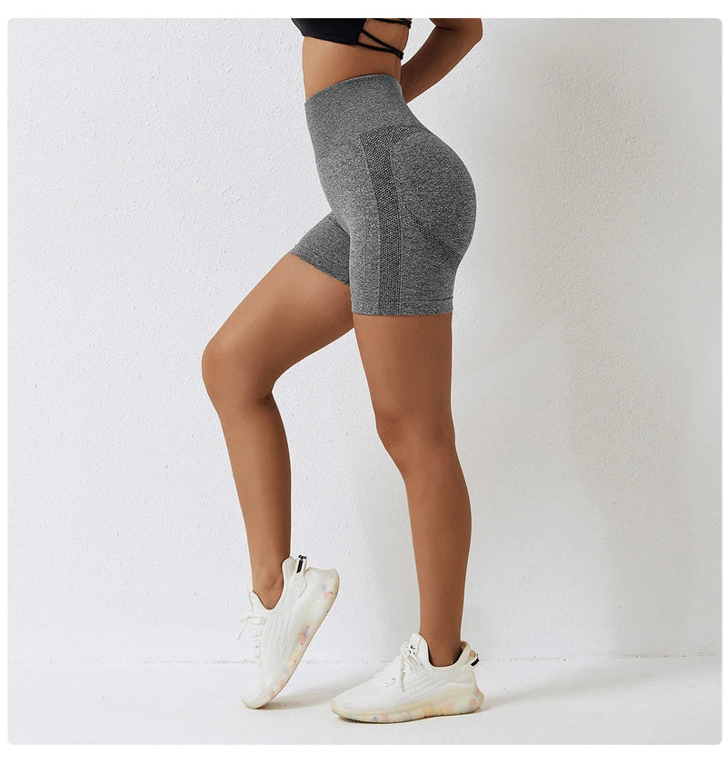 Seamless High-Waisted Shorts