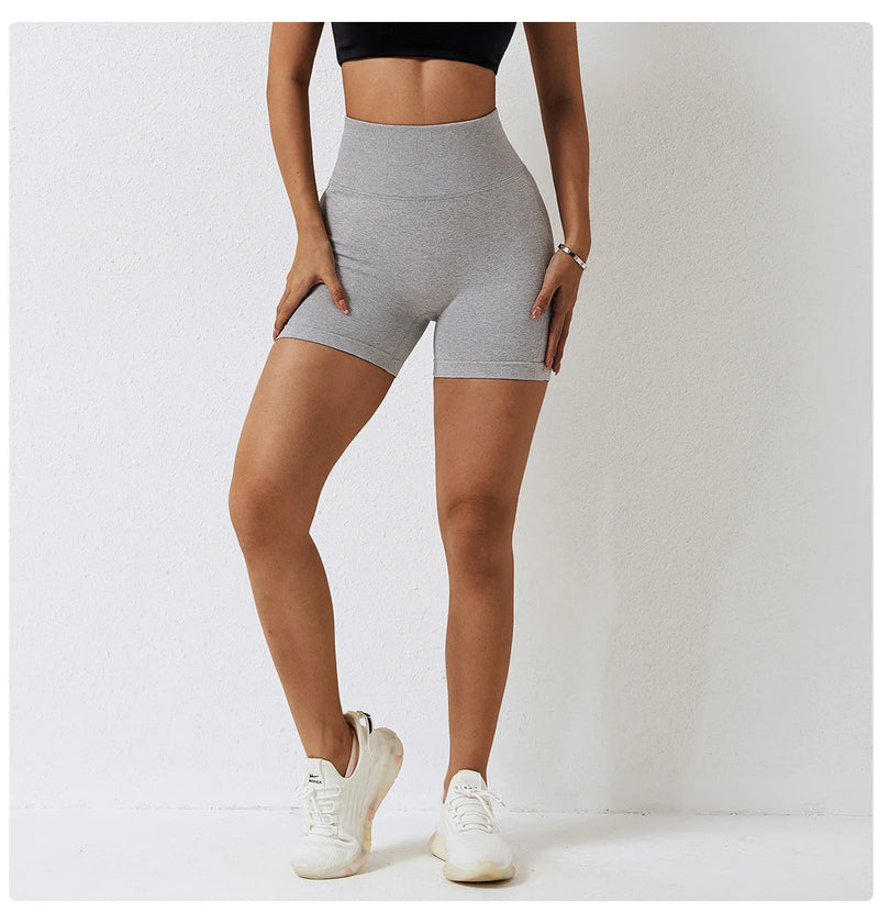 Seamless High-Waisted Shorts