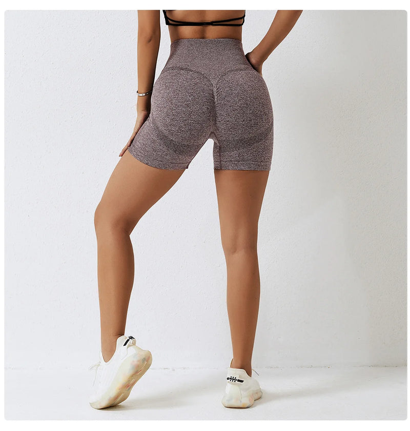 Seamless High-Waisted Shorts