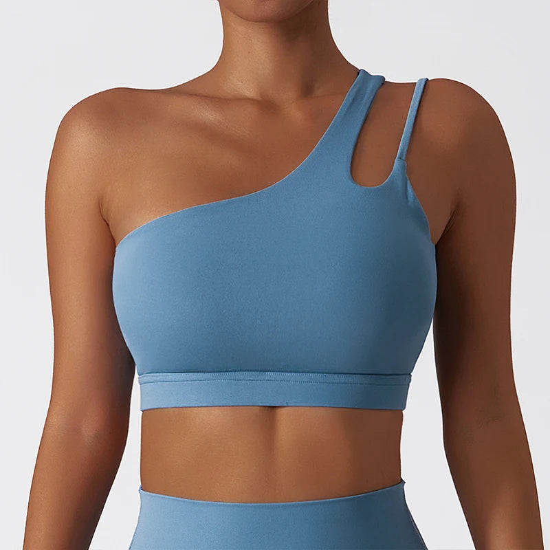 Single Strap Sports Bra