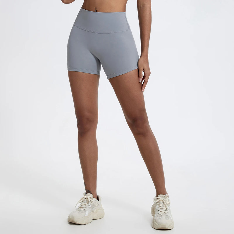 High-Waisted Slim Fit Shorts