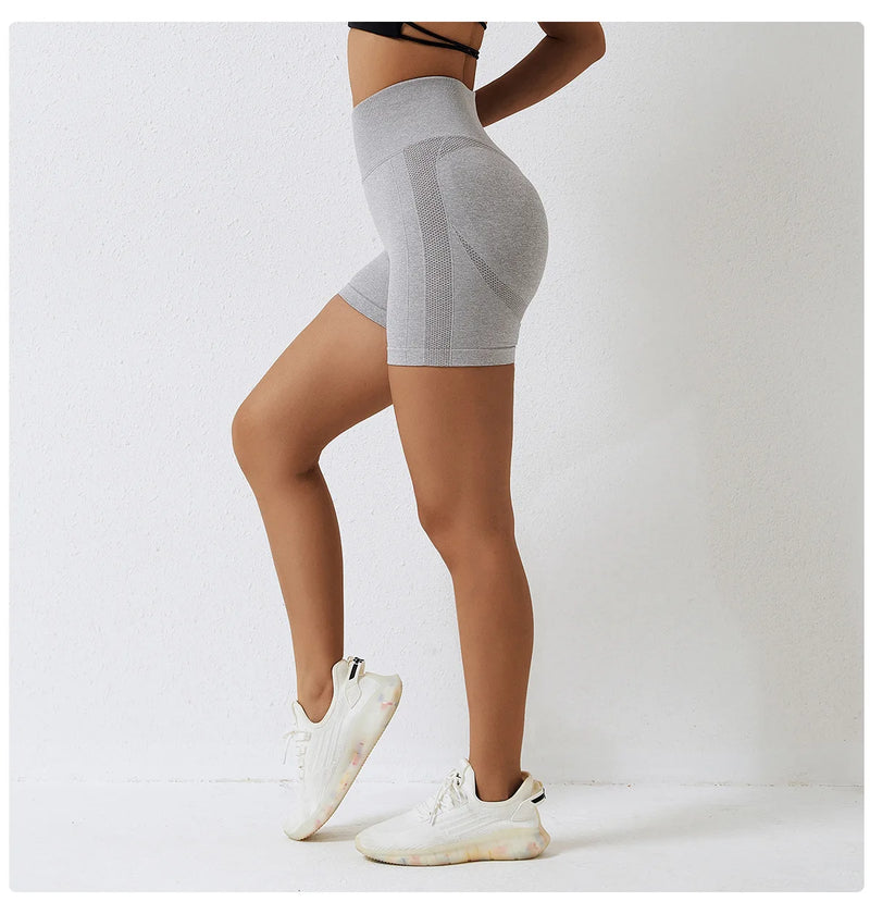 Seamless High-Waisted Shorts