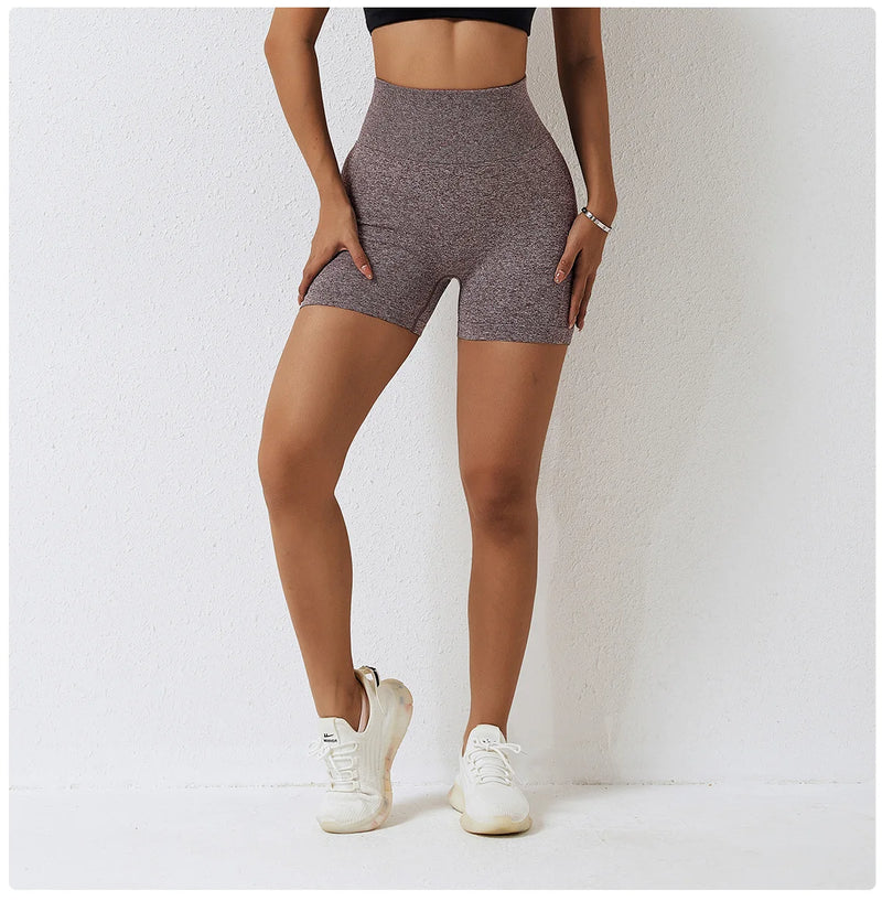 Seamless High-Waisted Shorts