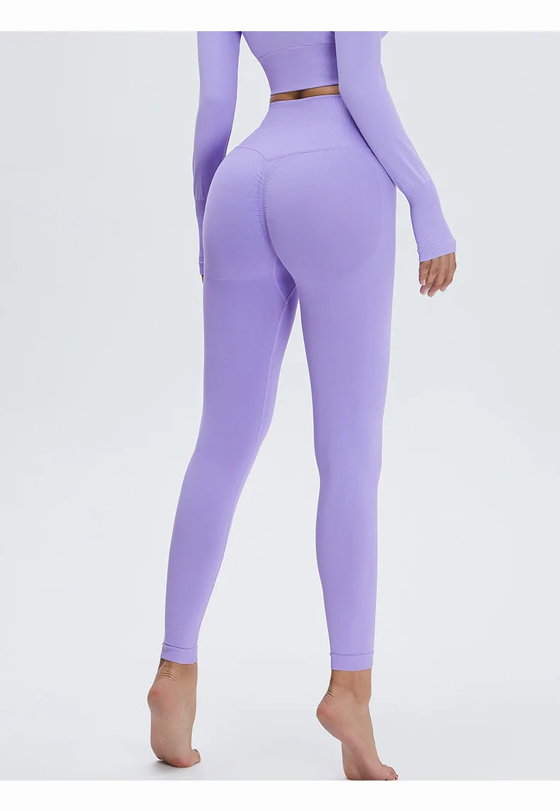 High-Waisted Ankle-Length Leggings